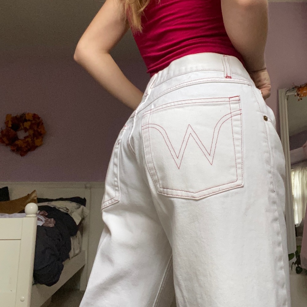 White jeans